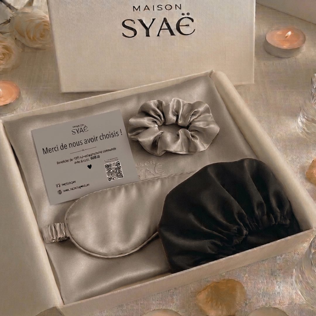 coffret 100% soie de murier